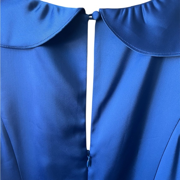 J Crew Blue Ruffle Dress - Picture 6 of 7